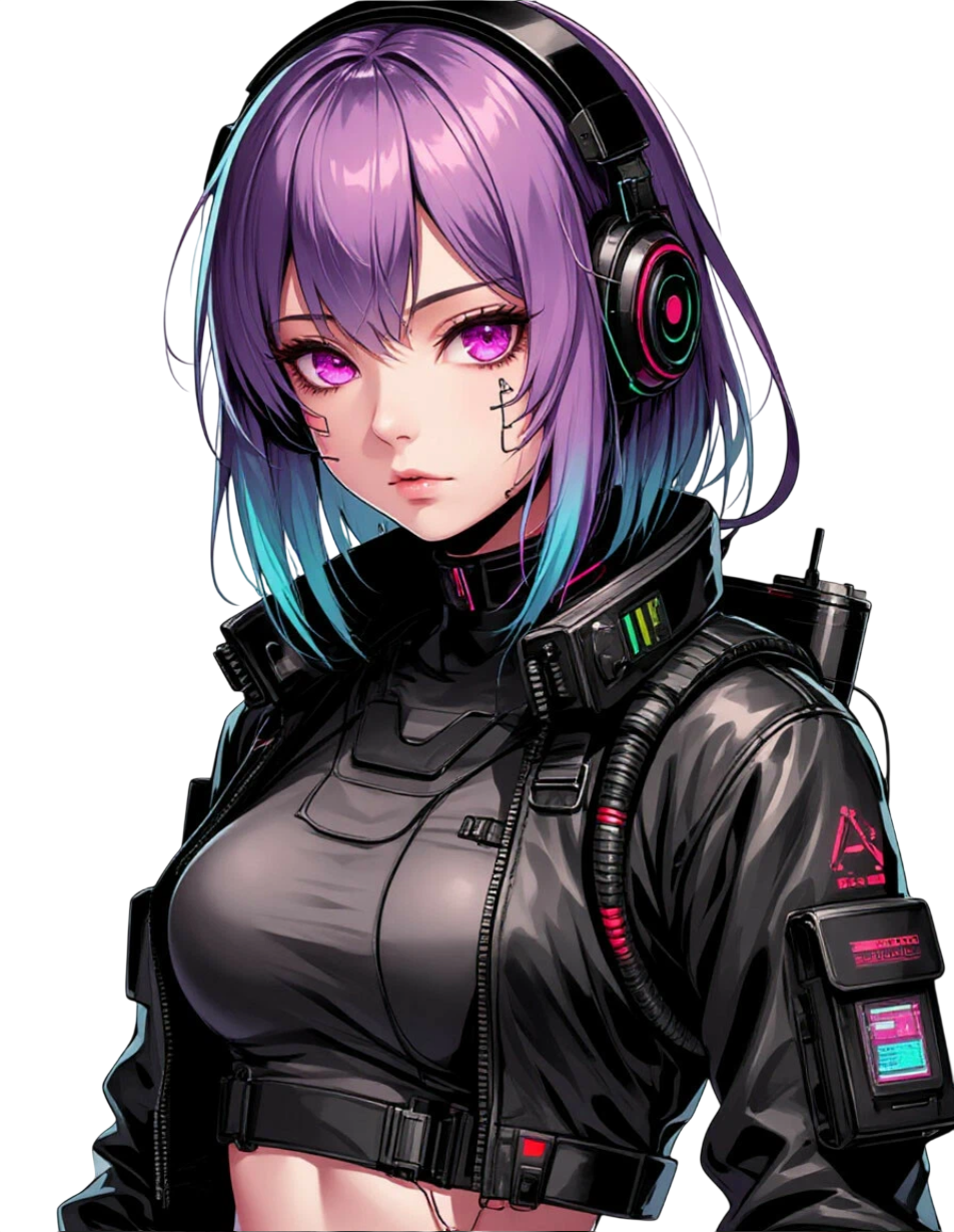 Аниме персонаж 3D модель